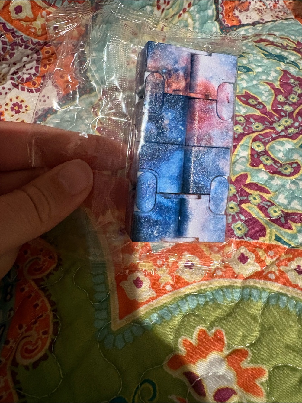Galaxy Starry Sky Infinity Cube Fidget Toy - Picture 4 of 4